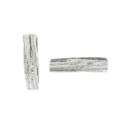 Tomfoolery Oak Bar Studs in Silver Clearance