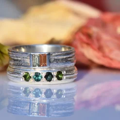 Tomfoolery Oak D Band with Tourmalines New