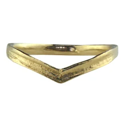 Tomfoolery Oak V Band in 9ct Yellow Gold Outlet
