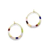 Tomfoolery Oasis Eldorado Beaded Hoops Hot
