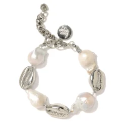 Tomfoolery Ocean Dream Beaded Pearl Bracelet New