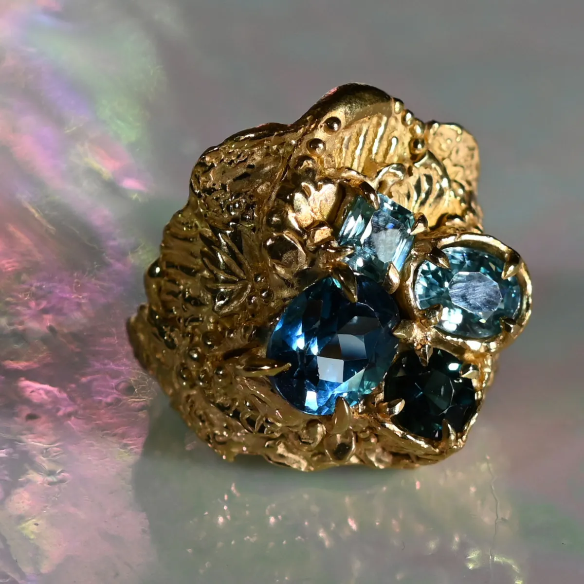 Tomfoolery Ocean Oasis Art Ring Online
