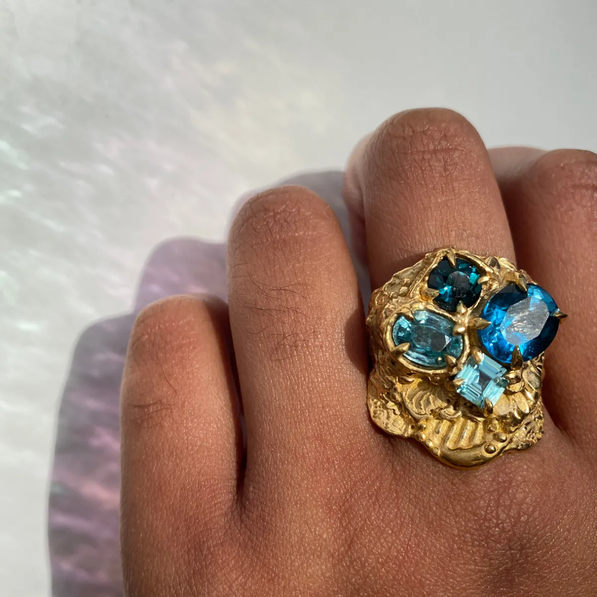Tomfoolery Ocean Oasis Art Ring Online