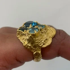 Tomfoolery Ocean Oasis Art Ring Online