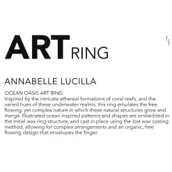 Tomfoolery Ocean Oasis Art Ring Online