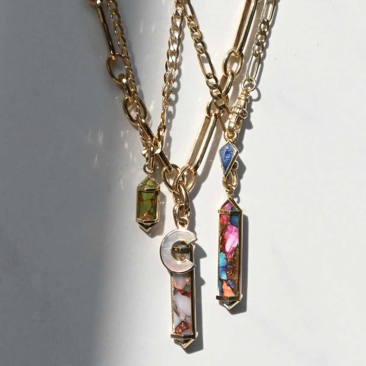 Tomfoolery OJO Déjà-Vu London Flats Chain Necklace Discount