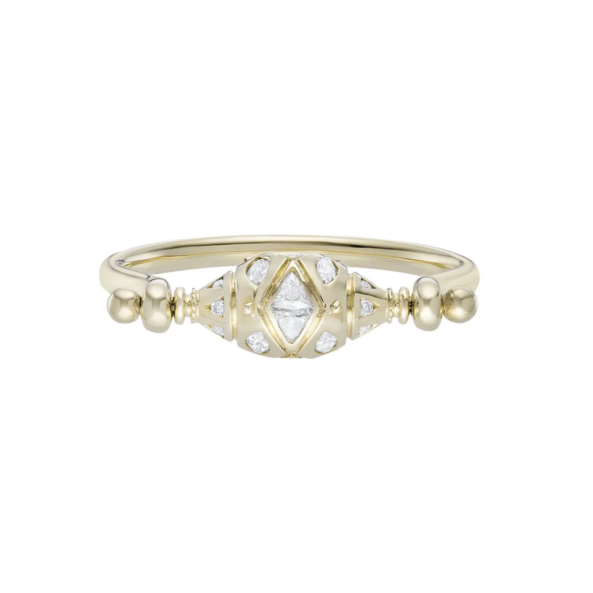 Tomfoolery Ojo Mudra AZ Diamond Spinner Ring Outlet