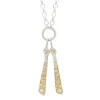 Tomfoolery “One Heart One Soul” Silver & Gold Pendant Best