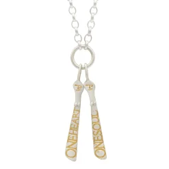 Tomfoolery “One Heart One Soul” Silver & Gold Pendant Best