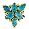 Tomfoolery One Of A Kind ‘Apatite Doublet & Diamond’ Art Ring Outlet