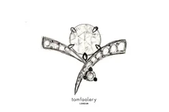 Tomfoolery One Of A Kind ‘Butterfly Diamond’ Art Ring Online