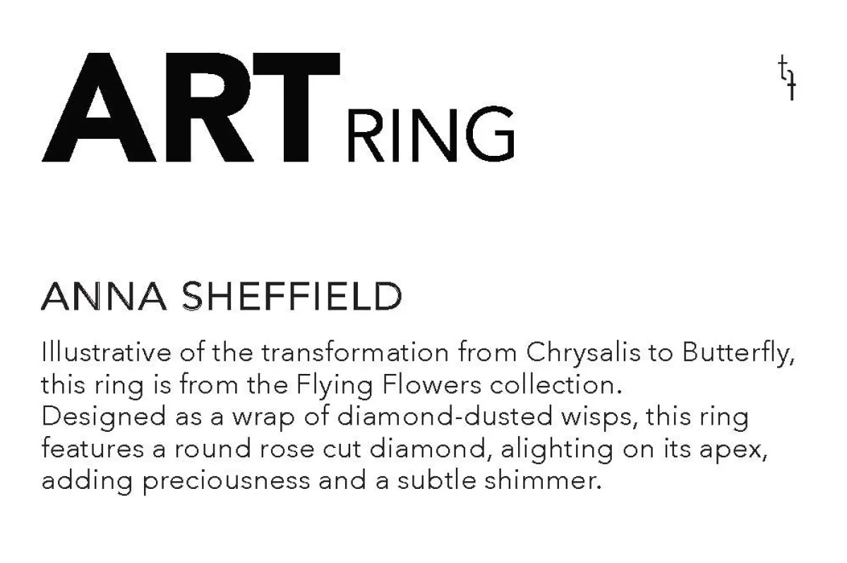 Tomfoolery One Of A Kind ‘Butterfly Diamond’ Art Ring Online