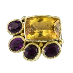 Tomfoolery One Of A Kind ‘Flower Interpreted’ Art Ring Clearance