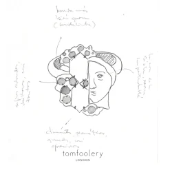 Tomfoolery One Of A Kind ‘Fragmented Diamond Face’ Art Ring Fashion