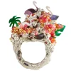 Tomfoolery One of a Kind ‘Peaceful Eden’ Art Ring Discount