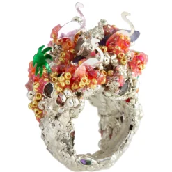 Tomfoolery One of a Kind ‘Peaceful Eden’ Art Ring Discount