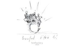 Tomfoolery One of a Kind ‘Peaceful Eden’ Art Ring Discount