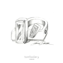 Tomfoolery One Of A Kind ‘Tourmaline & Rubelite’ Art Ring Sale