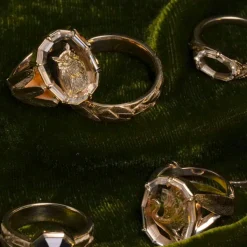 Tomfoolery One-Of-A-Kind Alden Owl Portrait Ring Clearance