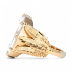 Tomfoolery One-Of-A-Kind Alden Owl Portrait Ring Clearance