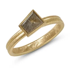 Tomfoolery One-Of-A-Kind Asymmetric Ice Diamond Ring Outlet