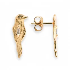 Tomfoolery One-Of-A-Kind Avery 3 Bird Studs New