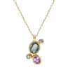 Tomfoolery One-Of-A-Kind Blue & Purple Sapphire Cluster Pendant Online