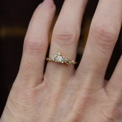 Tomfoolery One-Of-A-Kind Champagne Diamond Dryad II Ring Best