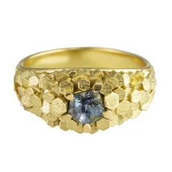 Tomfoolery One-Of-A-Kind ‘Chaos Hex’ Art Ring Discount