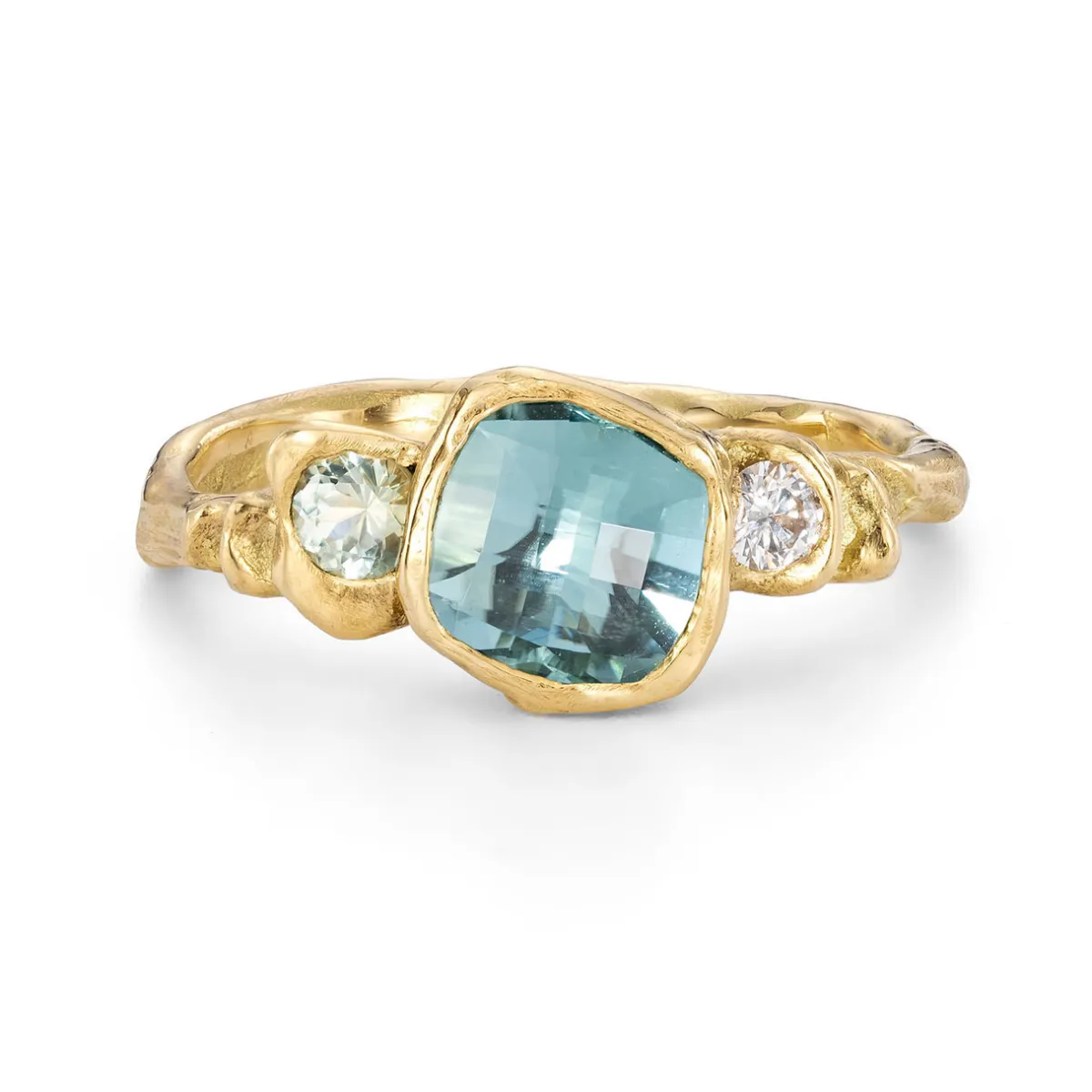 Tomfoolery One-Of-A-Kind Checkerboard Tourmaline Ring Best