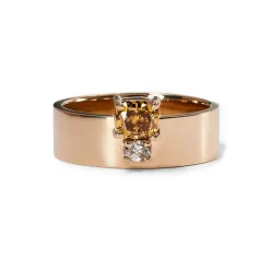 Tomfoolery One-Of-A-Kind Cushion Cut Diamond Bricolage No. 13 Ring Clearance