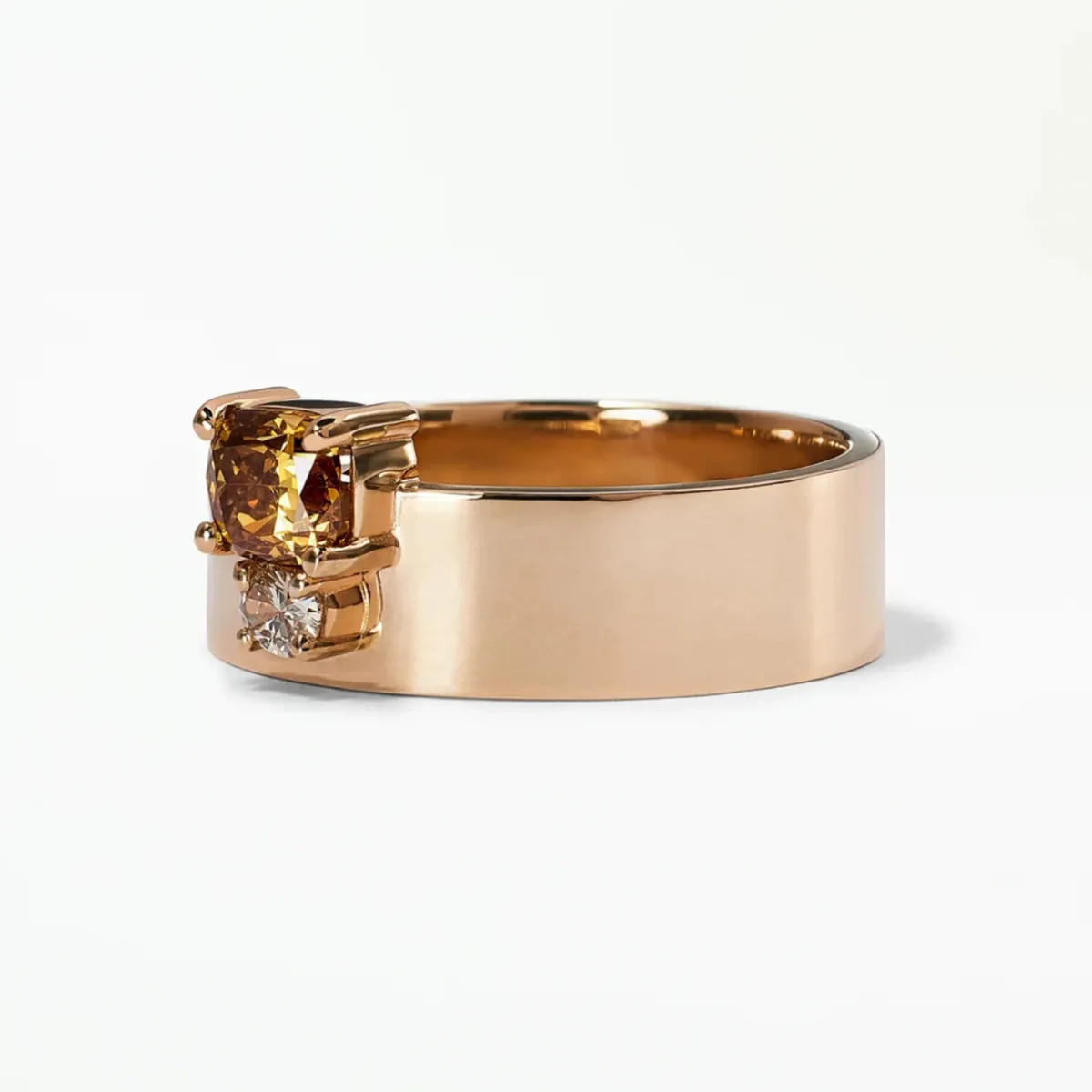 Tomfoolery One-Of-A-Kind Cushion Cut Diamond Bricolage No. 13 Ring Clearance