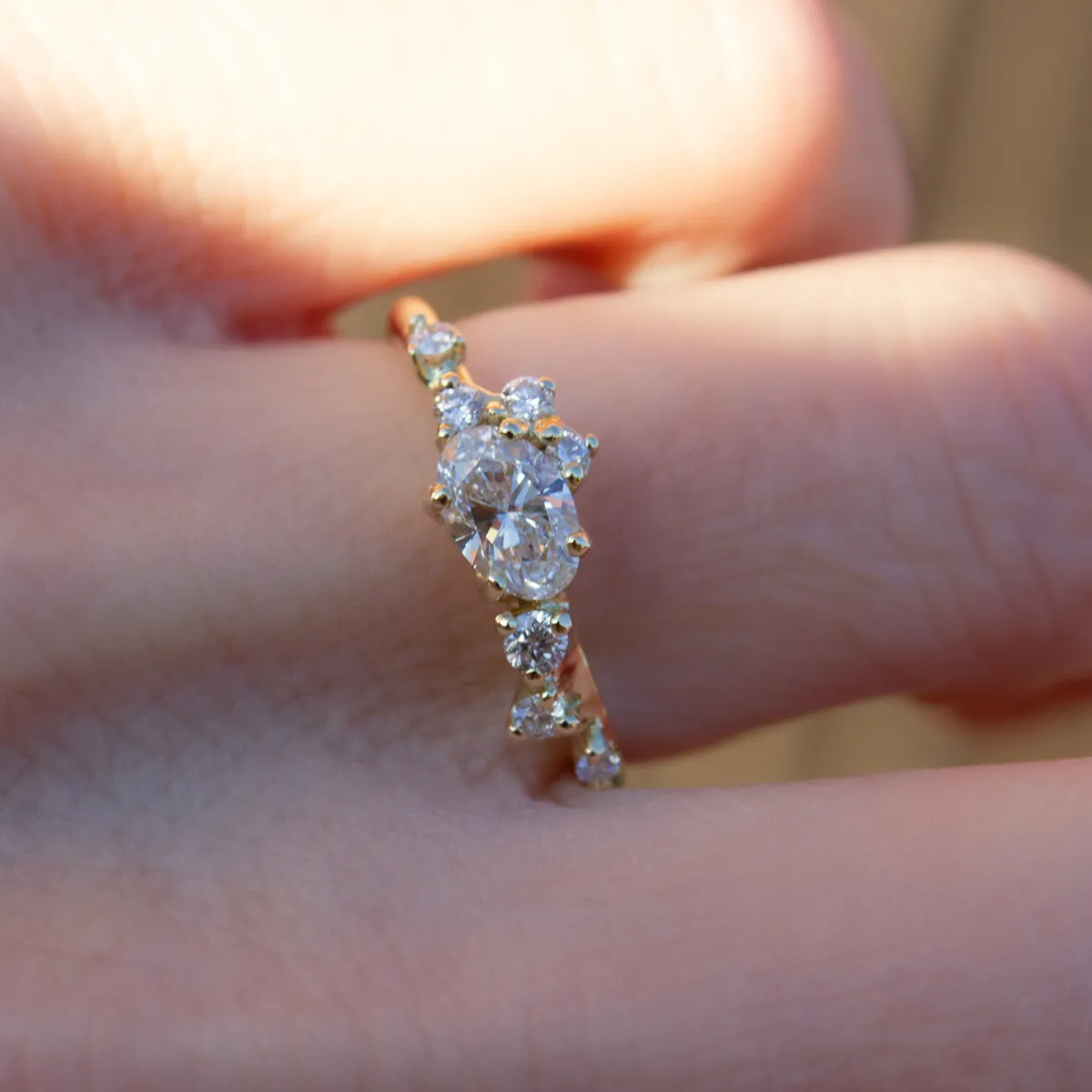 Tomfoolery One-Of-A-Kind Dryad II Lab Diamond Ring Fashion
