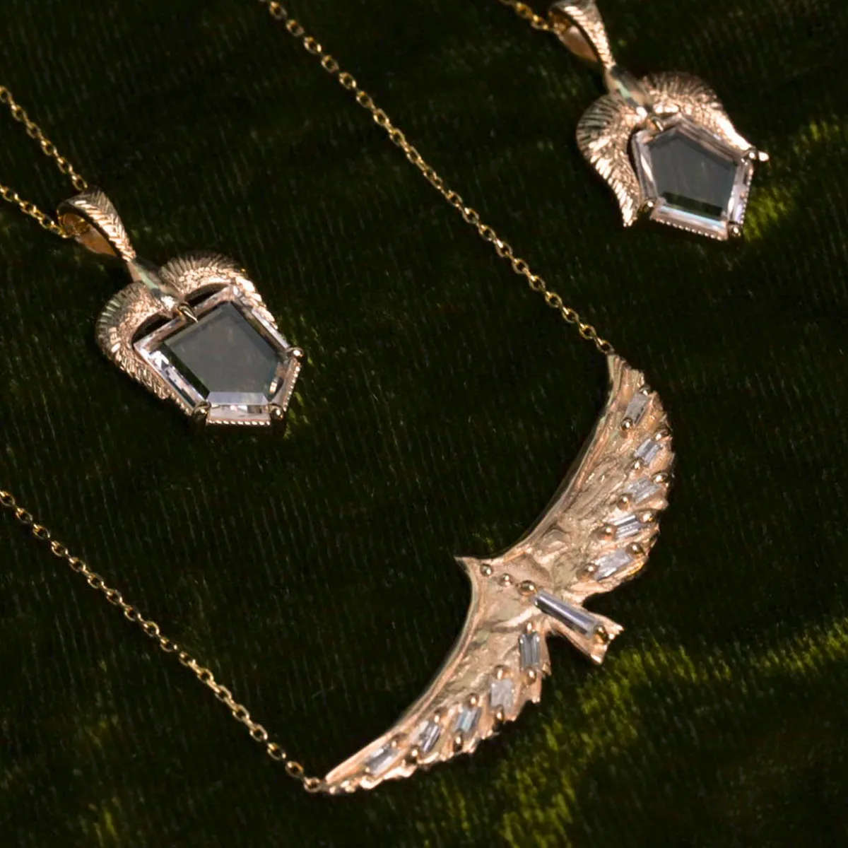 Tomfoolery One-Of-A-Kind Engraved Icarus Necklace Fashion
