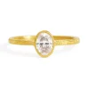 Tomfoolery One-Of-A-Kind Engraved Oval Cathedral Ring Discount