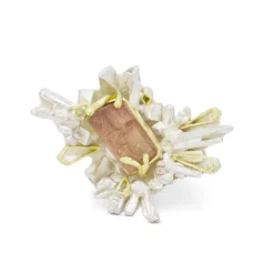 Tomfoolery One-Of-A-Kind Florilegia Imperial Topaz Explosion Ring New