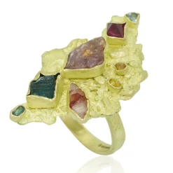 Tomfoolery One-Of-A-Kind Gemstone Amulet Ring Best