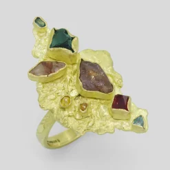 Tomfoolery One-Of-A-Kind Gemstone Amulet Ring Best