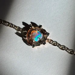 Tomfoolery One-Of-A-Kind Green Opal Disc Bracelet Sale