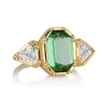 Tomfoolery One-Of-A-Kind Harmony Green Tourmaline & Diamond Ring Outlet