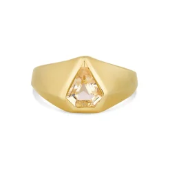 Tomfoolery One-Of-A-Kind Kite Sapphire Signet Ring Outlet