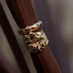 Tomfoolery One-Of-A-Kind Madagascan Sapphire Treasure Band Outlet