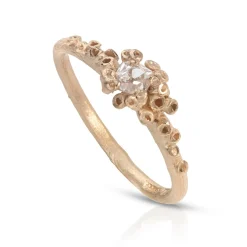 Tomfoolery One-Of-A-Kind Mini Sweet Solitaire Antique Diamond Ring Best