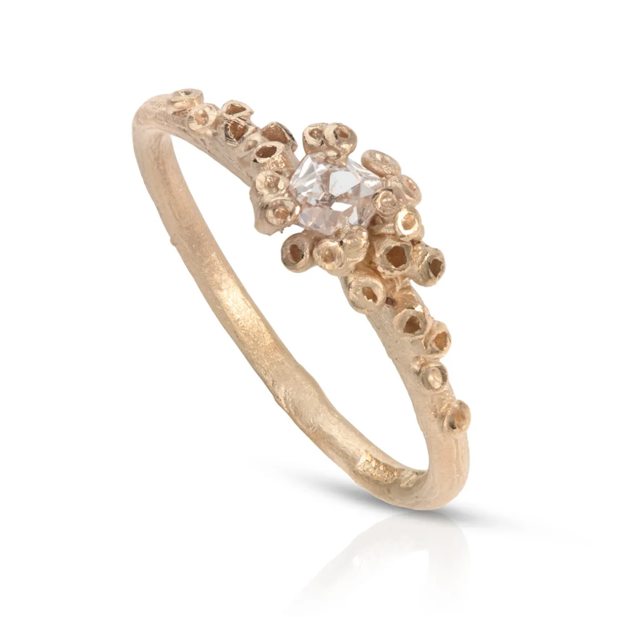 Tomfoolery One-Of-A-Kind Mini Sweet Solitaire Antique Diamond Ring Best