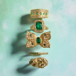 Tomfoolery One-Of-A-Kind Ocean Paraiba Tourmaline & Diamond Band Sale