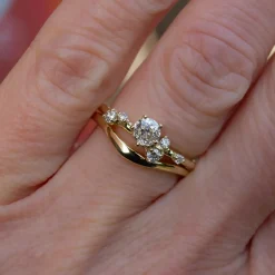 Tomfoolery One-Of-A-Kind Old Cut Diamond Antheia Ring New