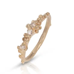 Tomfoolery One-Of-A-Kind Old Cut Diamond Barnacle Ring Online