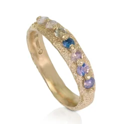 Tomfoolery One-Of-A-Kind Ombre Sapphire Mermaid Band New