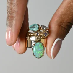 Tomfoolery One-Of-A-Kind Opal Monolith No.18 Ring Discount