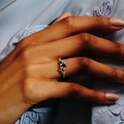Tomfoolery One-Of-A-Kind Opalescent Oval Sapphire Ring Fashion